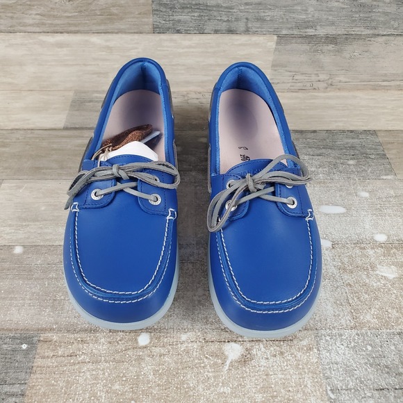 Birkenstock Tennessee Mens Loafers Shoes Sz 9 Mid Blue Leather Slip On main image 8